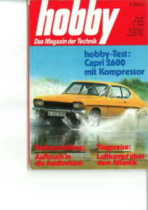 Bericht Hobby Capri 2600 Kompressor
