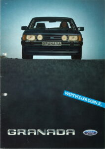 Prospekt Ford Granada  August 1983