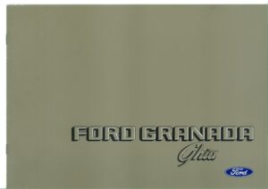 Prospekt Ford Granada Ghia Oktober 1980