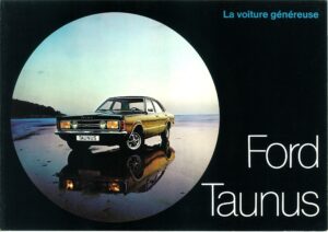 Prospekt Ford Taunus 1971 Frankreich