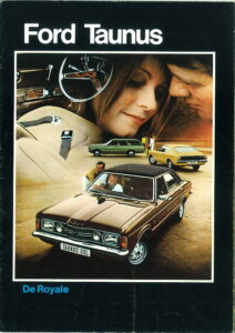 Prospekt Ford Taunus 1971 Niederlande