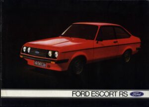 Prospekt Ford Escort 2 RS