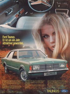 Werbung Ford Taunus Knudsen XL
